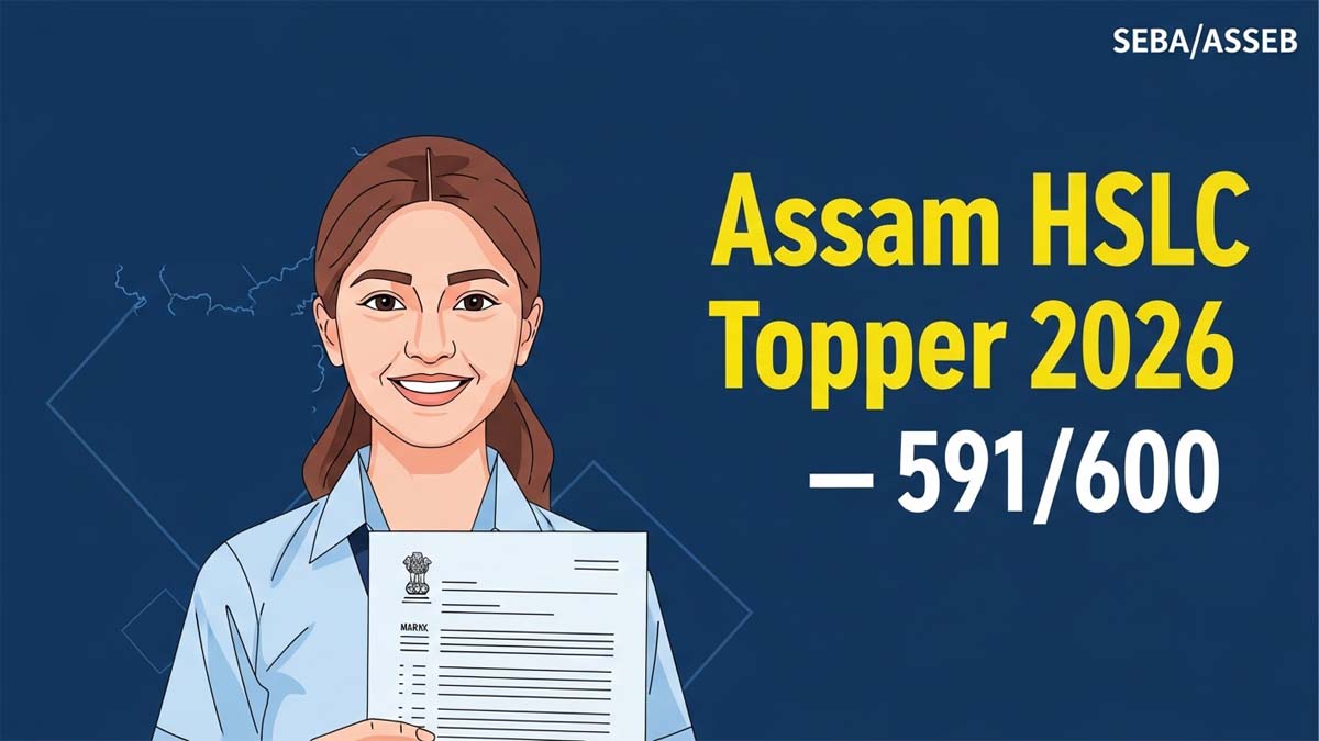 Assam HSLC 2026 toppers list Amishi Saikia Jorhat district wise result